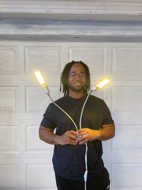 Clamp LED Lamps To Grow Things