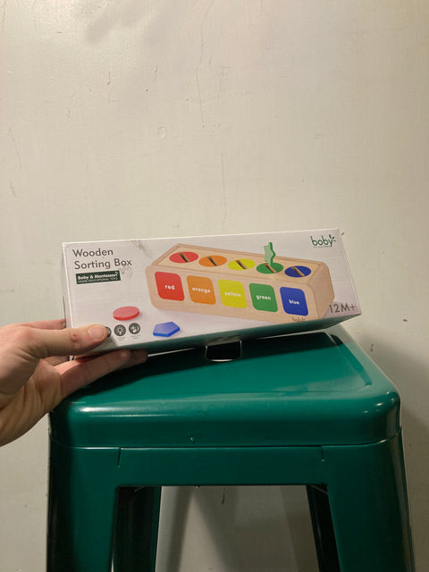 Wooden Color Sorting Box