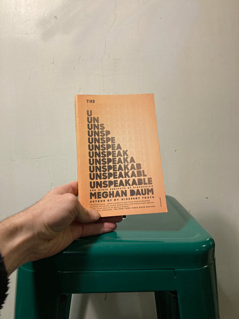 The Unspeakable by Meghan Daum