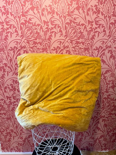 Gold Velvet Geometric Comforter and Pillow Cases