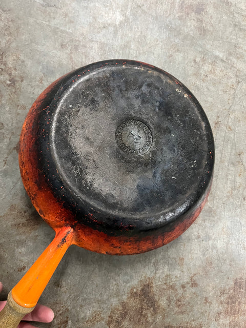 Le Creuset Cast Iron Frying Pan 24 Orange