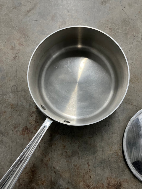 Stainless Steel 3Qt All Clad Saucepan With Lid