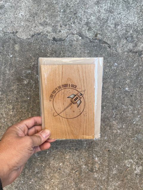 Cardtorial Wooden Greeting Card