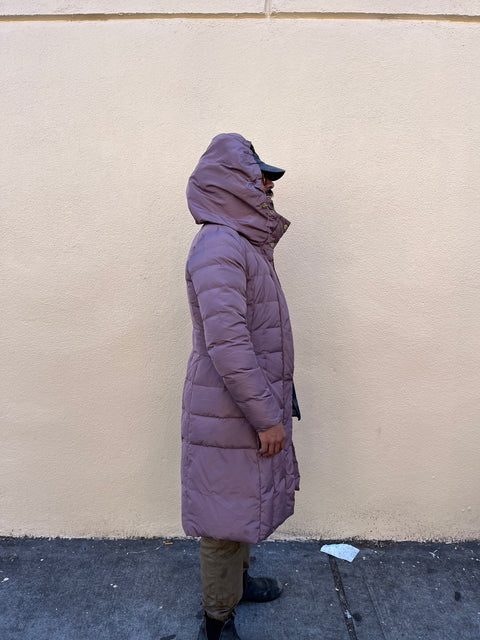 Cole Haan Women's 40" Signature Hooded Taffeta Down Coat, Size M