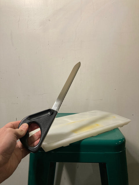 Serrated 8" Knife with Case