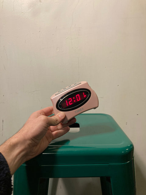 Timex Pink LED Clock