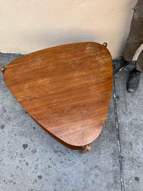 Used West Elm Retro Tripod 32" Coffee Table