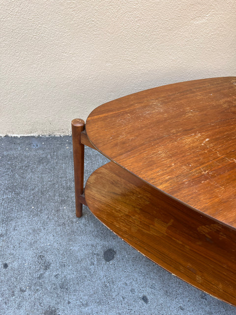 Used West Elm Retro Tripod 32" Coffee Table