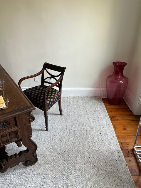 A Very Large Light Blue Rug, 8x10ft