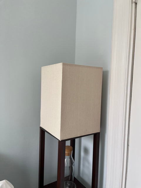 Threshold Shelf Floor Lamp, W10xD10xH63"