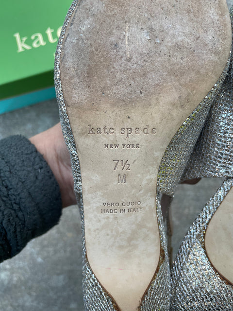 Kate Spade Slingback Heels, Sz 7.5