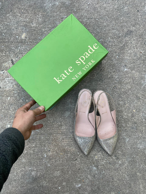 Kate Spade Slingback Heels, Sz 7.5