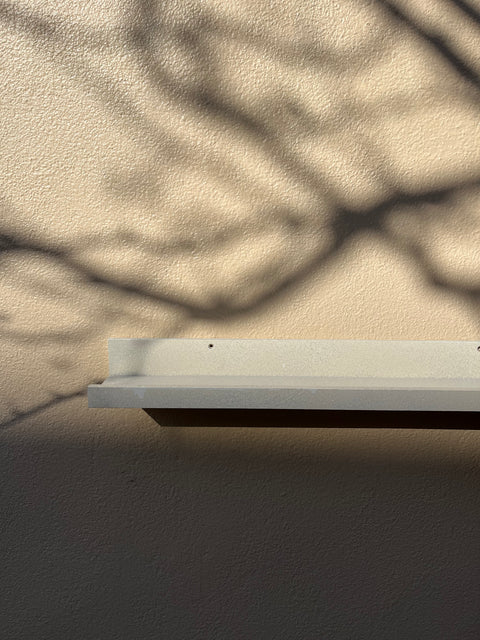 Long Minimalist Wall Shelf Perfect For Frames, 45"