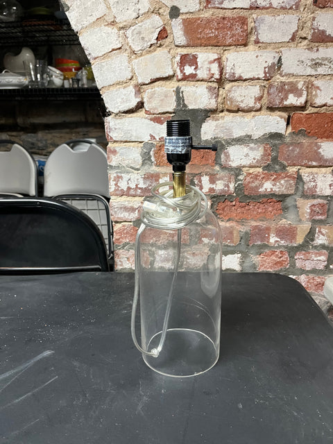 Clear Jar Glass Lamp