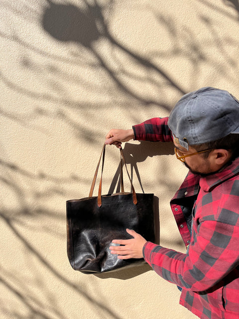 Classic Madewell Leather Tote Bag
