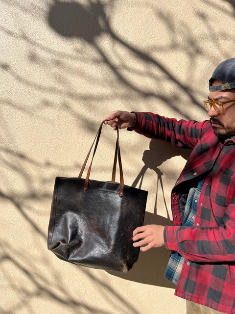 Classic Madewell Leather Tote Bag