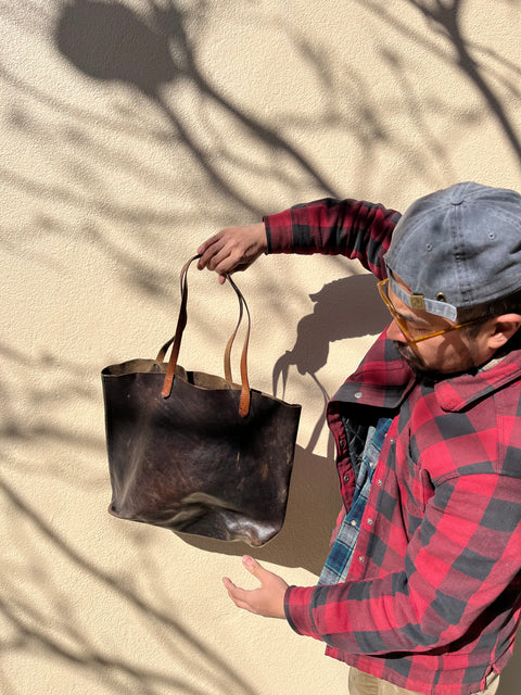 Classic Madewell Leather Tote Bag