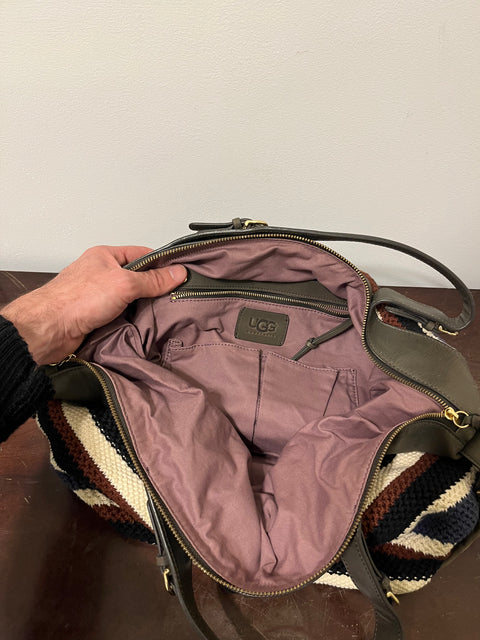 Like New UGG Knit Zip Large Satchel Bag