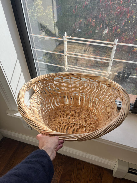Big Wicker Basket, 23" Wide