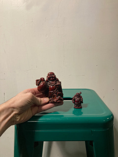 2 Happy Buddha Statues