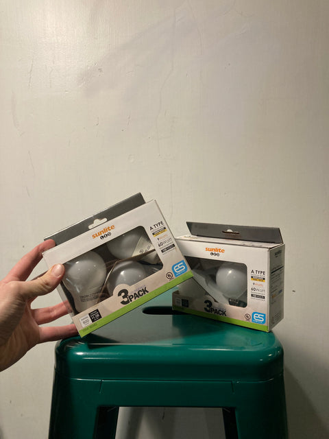 60 Watt Warm White LED Lightbulbs