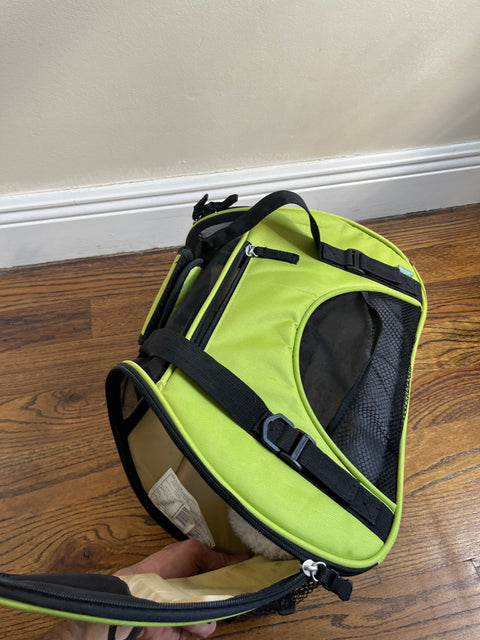 Green Bergan Airline-Approved Pet Carrier, Size Small
