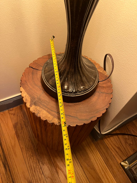 Cool Rustic Wooden Accent Table, H16xW12"