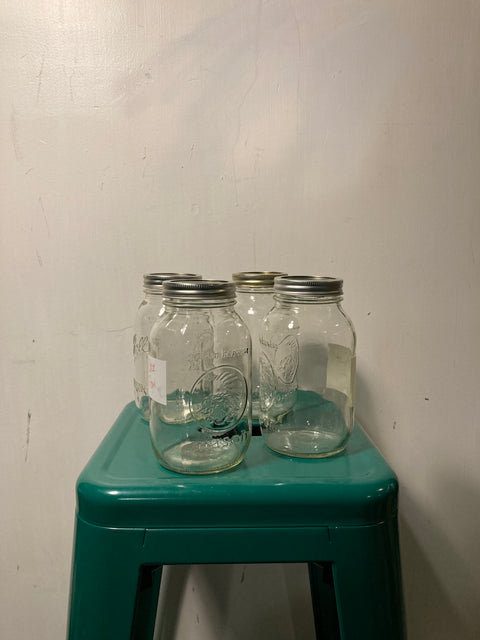 4 Mason Jars