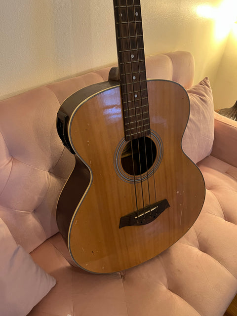 J. Reynolds JR1000 4-String Acoustic-Electric Bass Guitar