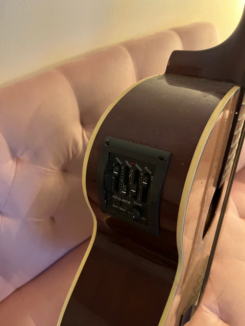 J. Reynolds JR1000 4-String Acoustic-Electric Bass Guitar