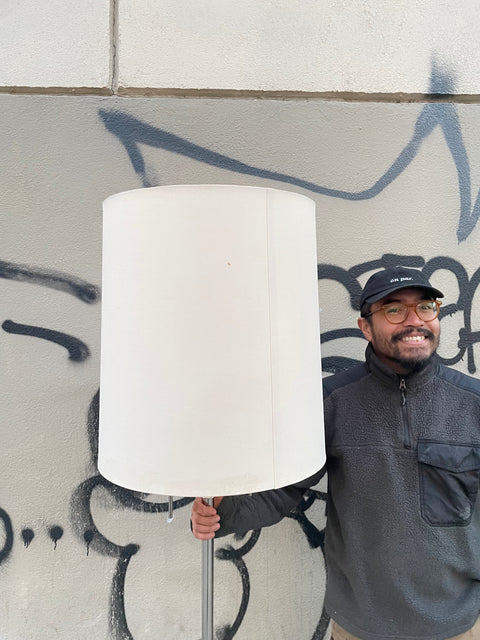 Like New Modern Tripod Floor Lamp