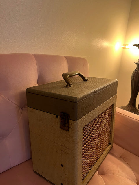 Vintage Storage Box with Separate Compartments, Fender Amp Model