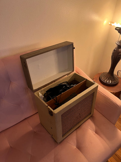 Vintage Storage Box with Separate Compartments, Fender Amp Model