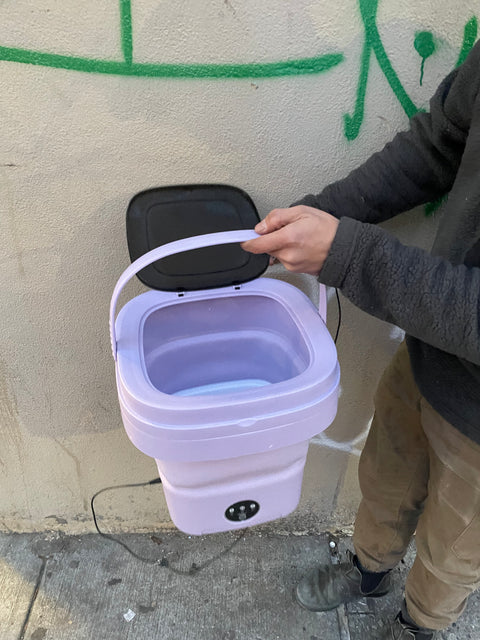 Portable (And Foldable) Electric Washing Machine