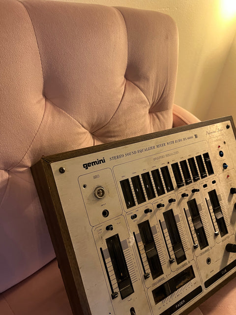 Vintage Gemini Stereo Equalizer Mixer, Turns On But Untested Otherwise