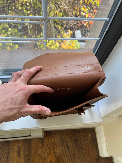 Like New Cambridge Satchel Company Portrait Leather Backpack With SCG Initials