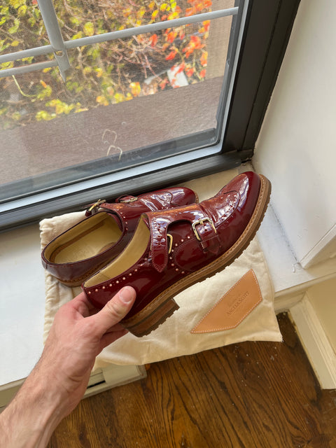 The Office of Angela Scott Mr. York Monkstrap Oxford Shoes, Size EU 37.5