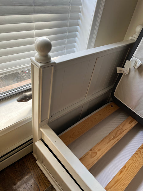 Pottery Barn Twin Bed With Trundle Bed & Casper Mattresses