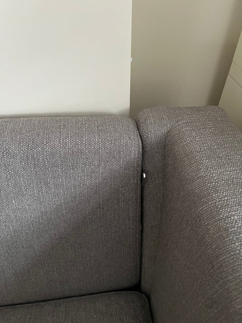 Burrow Nomad Gray Loveseat That Disassembles Very Easily, L60xD35xH33"