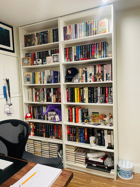 2 Billie Bookshelfs & Height Extensions, 31.5x11x93.25"