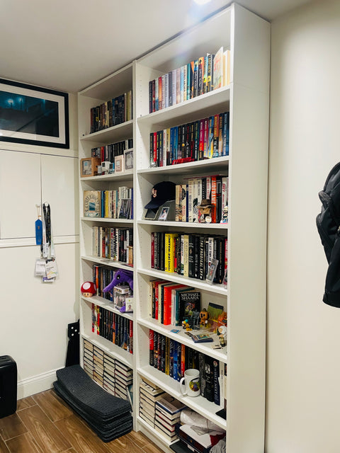 2 Billie Bookshelfs & Height Extensions, 31.5x11x93.25"