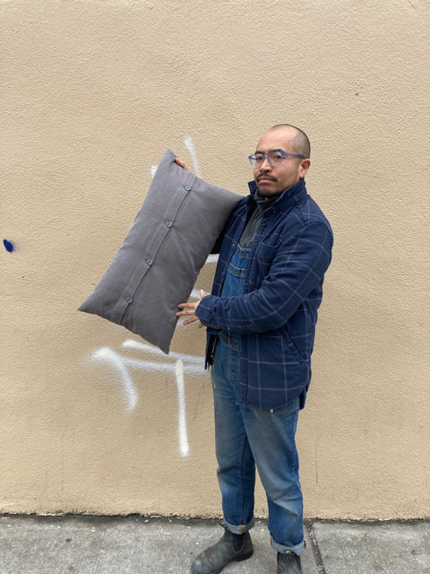 Rectangle Button Pillow