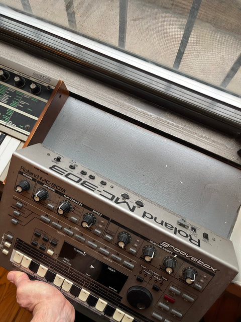 Roland MC-303 Groovebox, Works But Power Cable Not Included