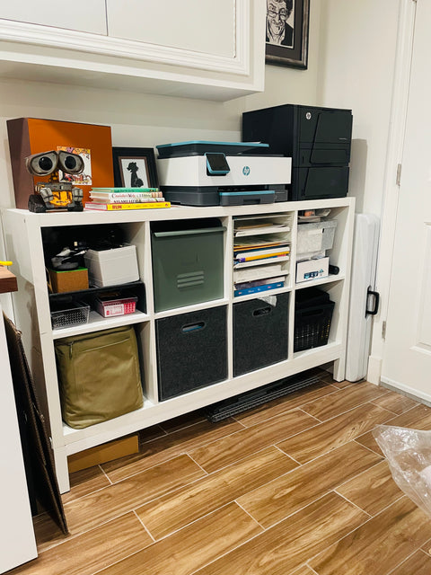 Kallax Shelf with Metal Base, 30x58"