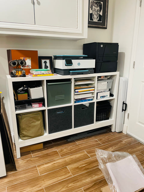 Kallax Shelf with Metal Base, 30x58"