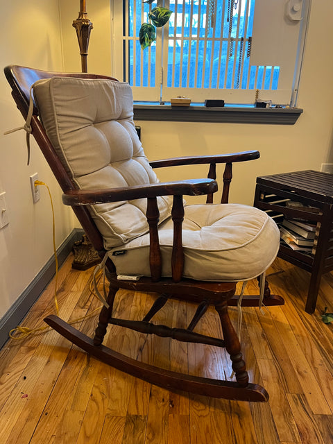 Cozy Rocking Chair With Cushions