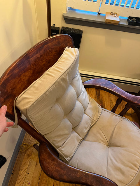 Cozy Rocking Chair With Cushions