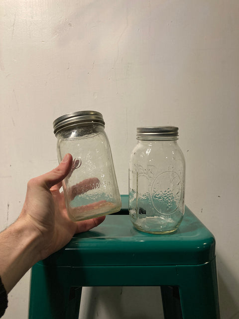 2 Mason Jars