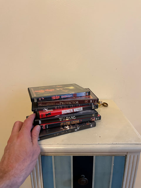 Stack Of Kung Fu Movie DVDs