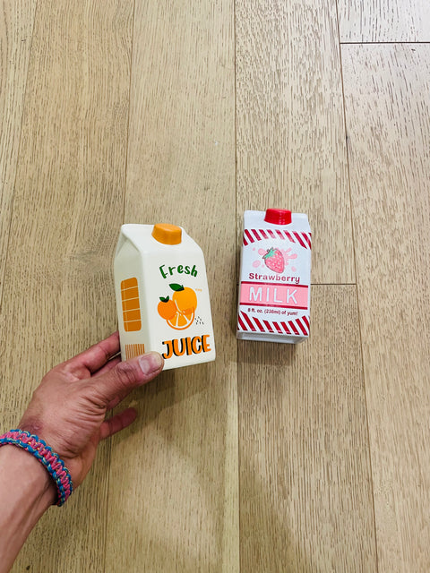 Ceramic Juice and Milk Pen & Pencil Holders